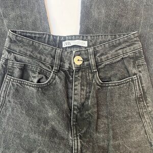 Zara Charcoal Denim Jeans
